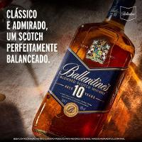 Whisky Ballantines 10 Anos Blended Scotch Whisky Escocês 1L - 6