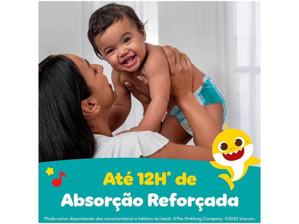 Fralda Pampers Baby Shark SuperSequinha Diurna e Noturna XG 11 a 15kg 70 Unidades - 6