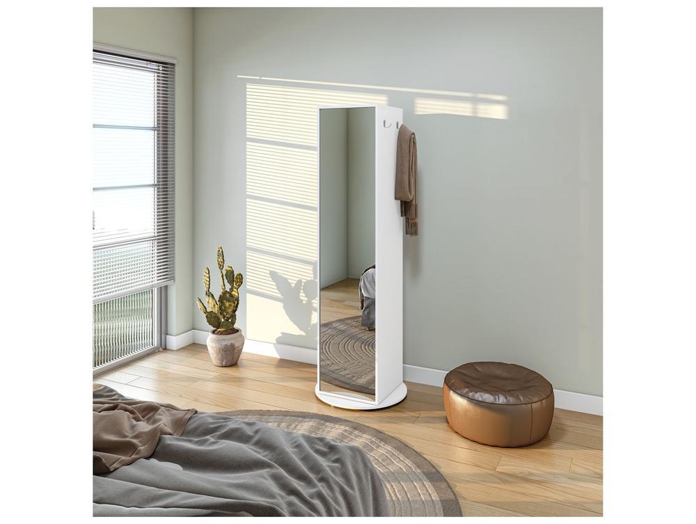 Sapateira com Espelho 5 Prateleiras Móveis Lopas Esthela - 4