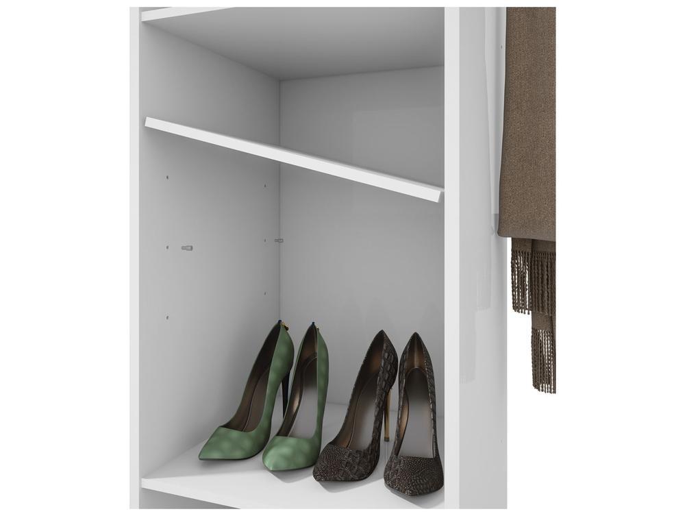 Sapateira com Espelho 5 Prateleiras Móveis Lopas Esthela - 7