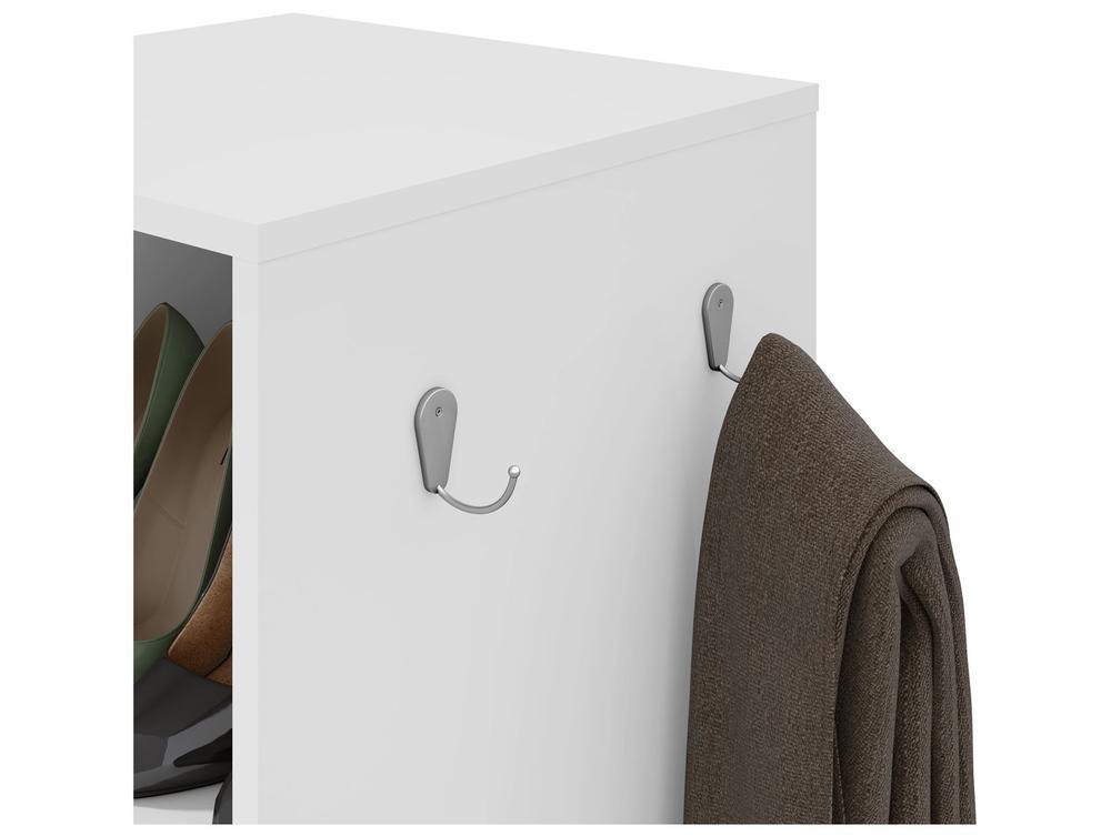 Sapateira com Espelho 5 Prateleiras Móveis Lopas Esthela - 8