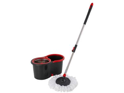 Mop Giratório Powermaid Giratório Pro Preto e Vermelho