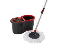 Mop Giratório Powermaid Giratório Pro Preto e Vermelho - 3