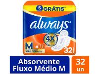 Absorvente Always Suave M com Abas 32 unidades - 2
