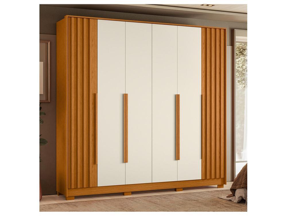 Guarda-roupa Casal 4 Gavetas 6 Portas Móveis Albatroz Deville - 1