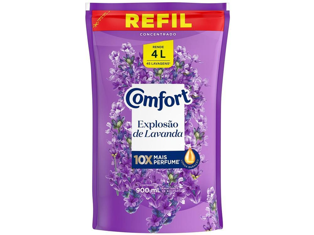 Amaciante Comfort Concentrato Lavanda Refil 900ml - 1
