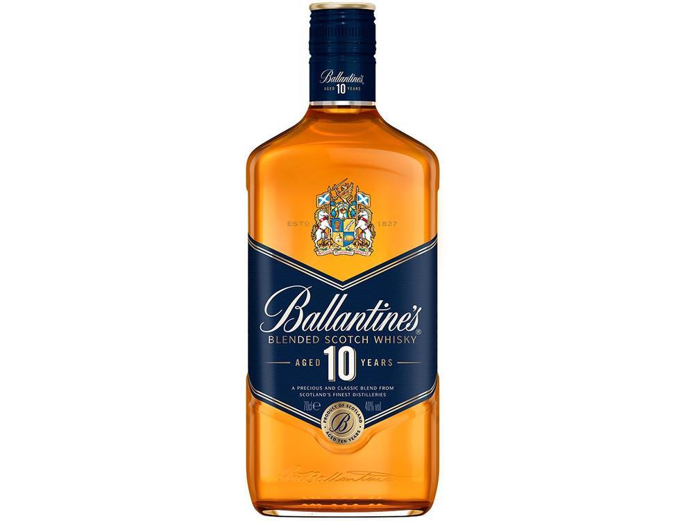 Whisky Ballantines 10 Anos Blended Scotch Whisky Escocês 750ml - 1