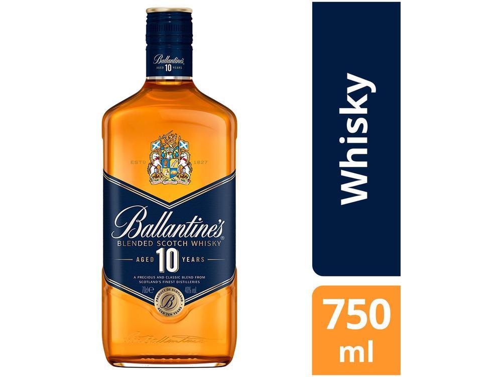 Whisky Ballantines 10 Anos Blended Scotch Whisky Escocês 750ml - 2