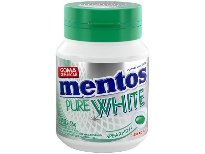 Chiclete Mentos Pure White Spearmint Display com 6 Unidades 56g - 3