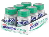 Chiclete Mentos Pure White Spearmint Display com 6 Unidades 56g - 1