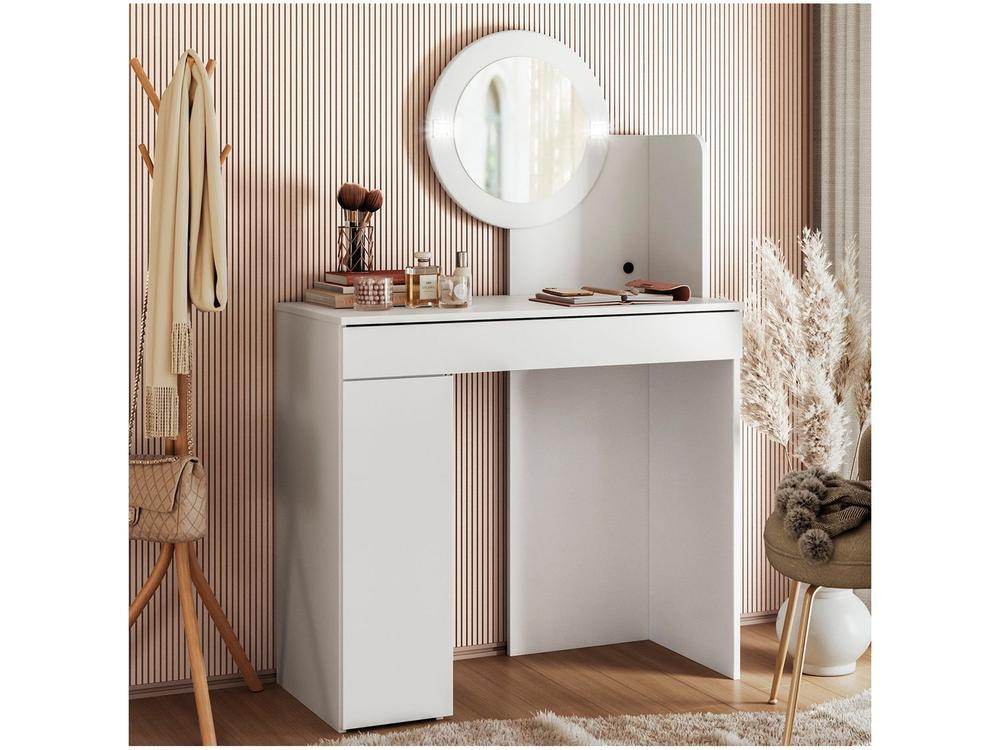 Penteadeira com Espelho e LED Móveis Albatroz Aurea - 2