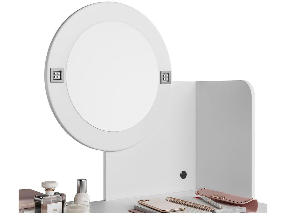 Penteadeira com Espelho e LED Móveis Albatroz Aurea - 7