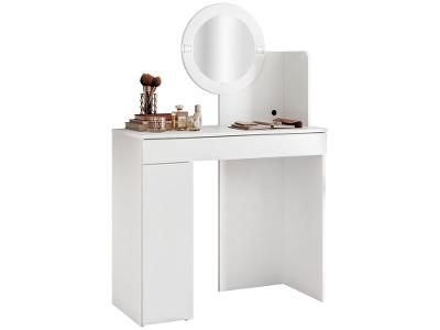 Penteadeira com Espelho e LED Móveis Albatroz Aurea