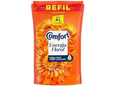 Amaciante Comfort Concentrato Energia Floral Refil 900ml