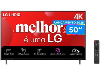 Smart TV 50" LG 4K Ultra HD 50UA8550PSA webOS 25 AI Processor 4K Gen8 com Alexa 3 HDMI
