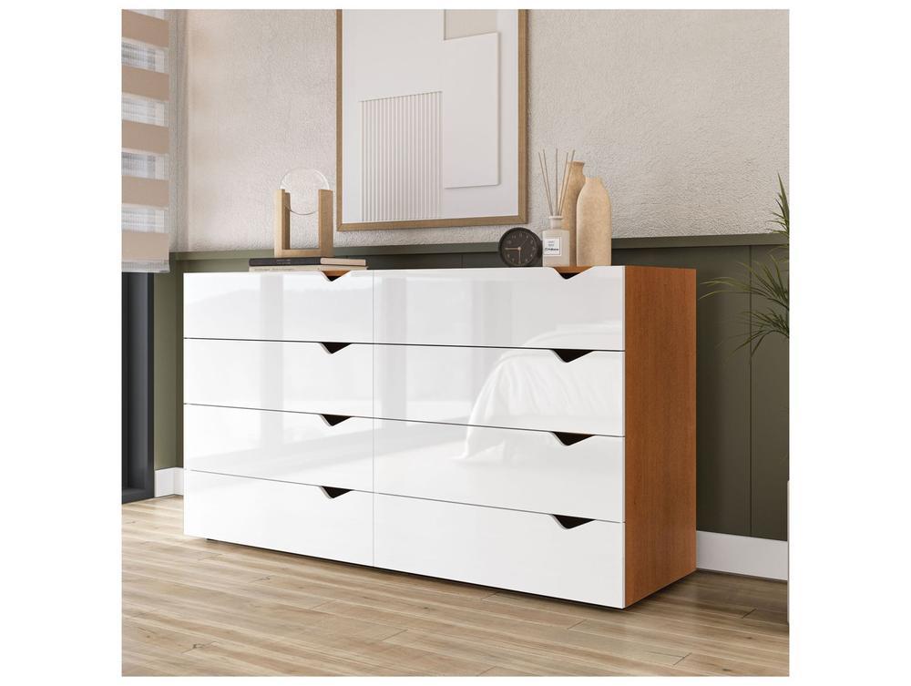 Cômoda Multiuso 8 Gavetas Politorno Móveis Porto - 1