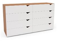 Cômoda Multiuso 8 Gavetas Politorno Móveis Porto - 6