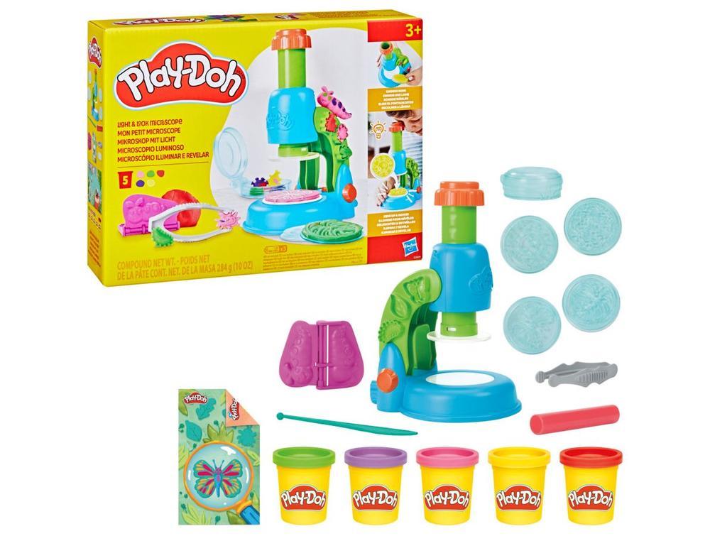 Kit Massinha Play-Doh Microscópio Iluminar  - 2