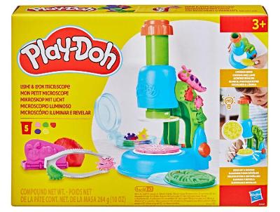 Kit Massinha Play-Doh Microscópio Iluminar 