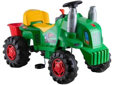 Quadriciclo Infantil a Pedal Verde Trator 