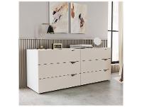 Cômoda Multiuso 6 Gavetas Politorno Móveis Porto - 1