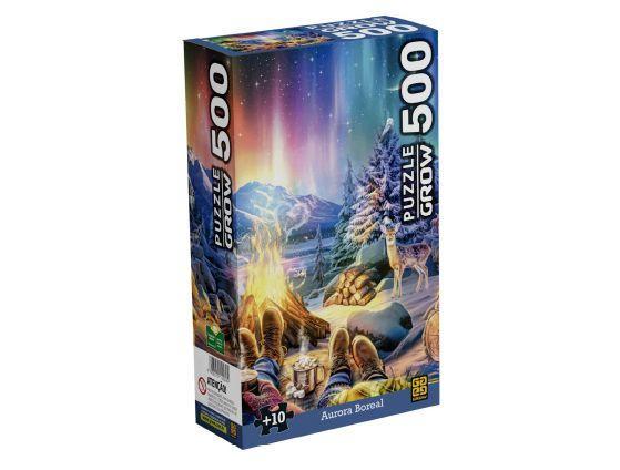 Quebra-cabeça 500 Peças Aurora Boreal Puzzle - 1