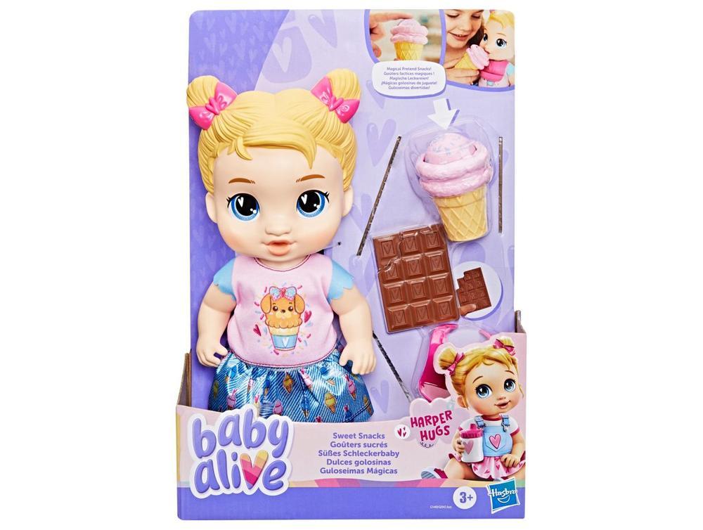 Boneca Baby Alive Harper Hugs Guloseimas Mágicas - 3