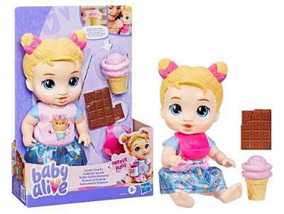Boneca Baby Alive Harper Hugs Guloseimas Mágicas