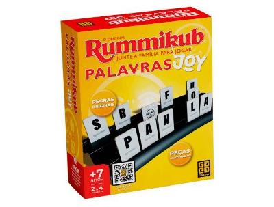 Jogo Rummikub Joy Palavras Grow