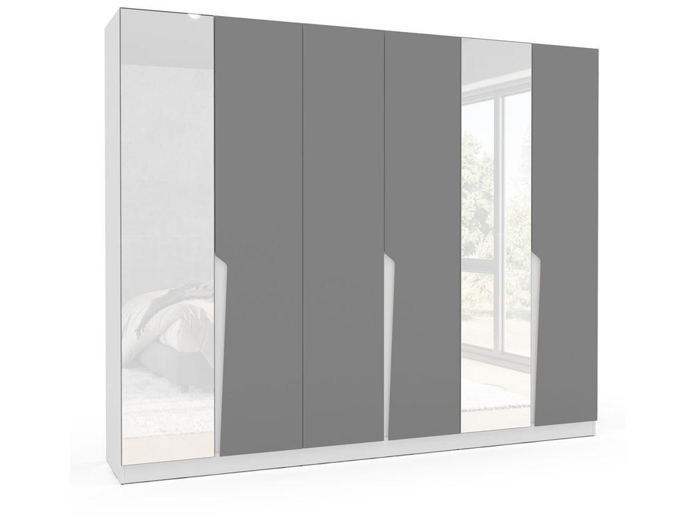 Guarda-roupa Casal com Espelho 6 Portas 4 Gavetas Politorno Porto - 7