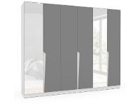 Guarda-roupa Casal com Espelho 6 Portas 4 Gavetas Politorno Porto - 7