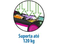 Patinete Infantil 3 Rodas Bandeirante Skatenet Preto e Rosa - 6