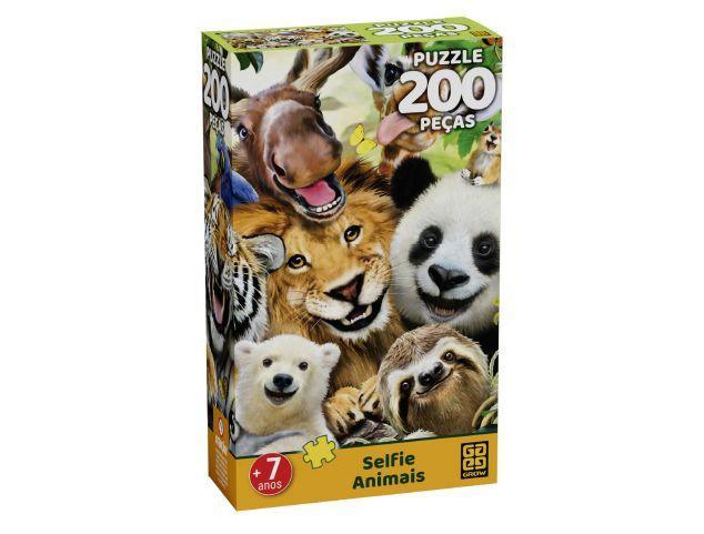 Quebra-cabeça 200 Peças Selfie Animais Puzzle - 1