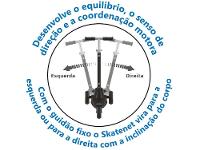 Patinete Infantil 3 Rodas Bandeirante Skatenet Max LED Preto - 9