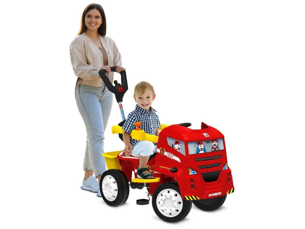 Quadriciclo Infantil a Pedal Vermelho Caminhão de - 3