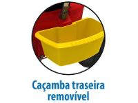 Quadriciclo Infantil a Pedal Vermelho Caminhão de - 7