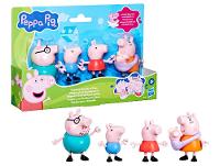 Boneco Peppa com a Família 7,5cm 5 Bonecos - 1