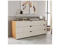 Cômoda Multiuso 6 Gavetas Politorno Móveis Porto - 1