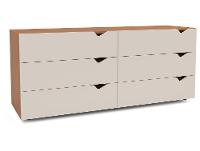 Cômoda Multiuso 6 Gavetas Politorno Móveis Porto - 6