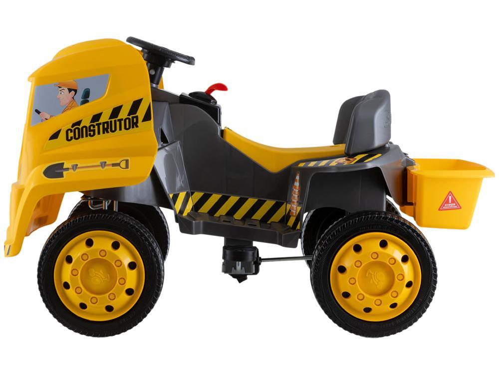 Quadriciclo Infantil a Pedal Amarelo Caminhão - 4