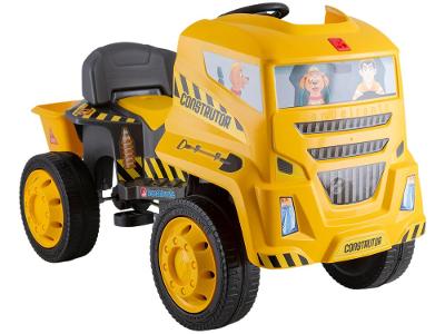 Quadriciclo Infantil a Pedal Amarelo Caminhão