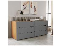 Cômoda Multiuso 6 Gavetas Politorno Móveis Porto - 1