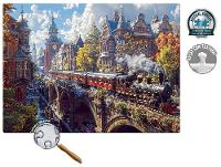 Quebra-cabeça 1000 Peças Trem pela Cidade - 2