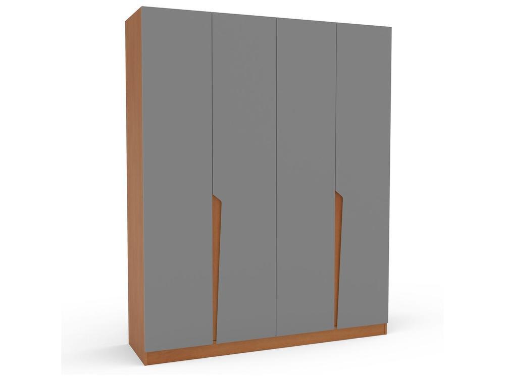 Guarda-roupa Casal 4 Gavetas 4 Portas Politorno Porto - 7