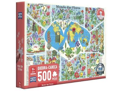 Quebra-cabeça 500 Peças Mundo das Flores 