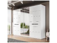 Guarda-roupa Casal com Espelho 4 Gavetas 6 Portas Politorno Lisboa - 1