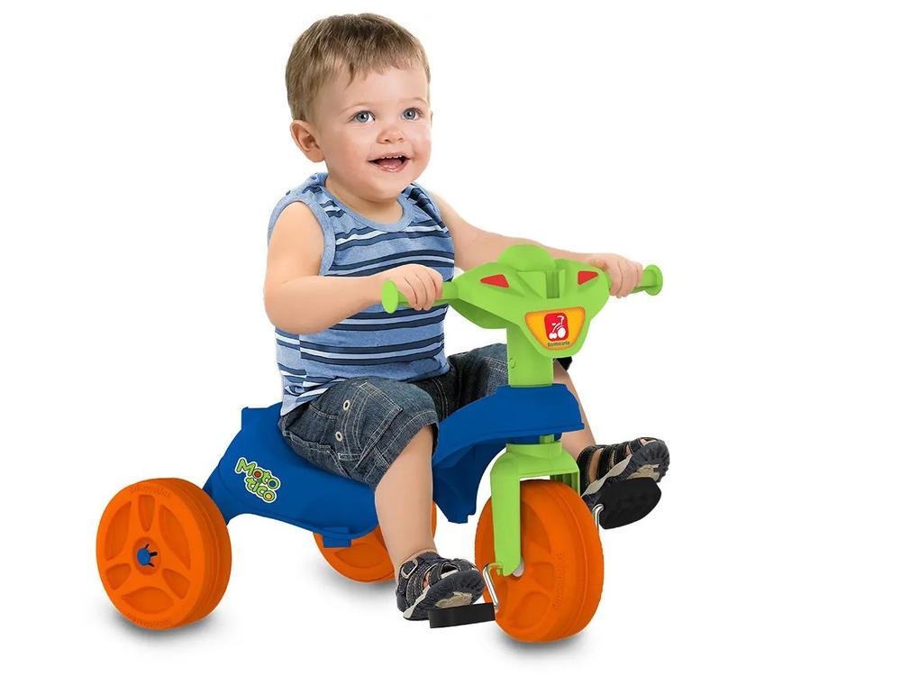 Triciclo Infantil de Pedal Mototico Bandeirante  - 4