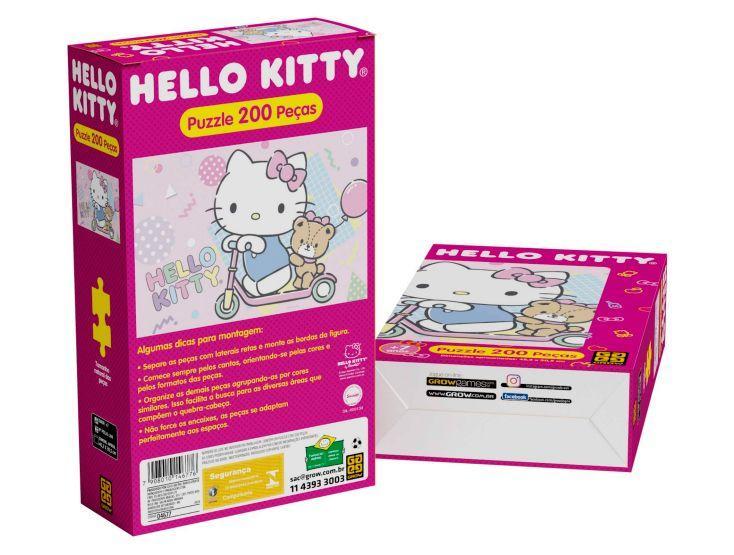 Quebra-cabeça 200 Peças Hello Kitty Puzzle Grow - 3