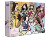 Quebra-cabeça 1000 Peças Princesas Game Office - 1