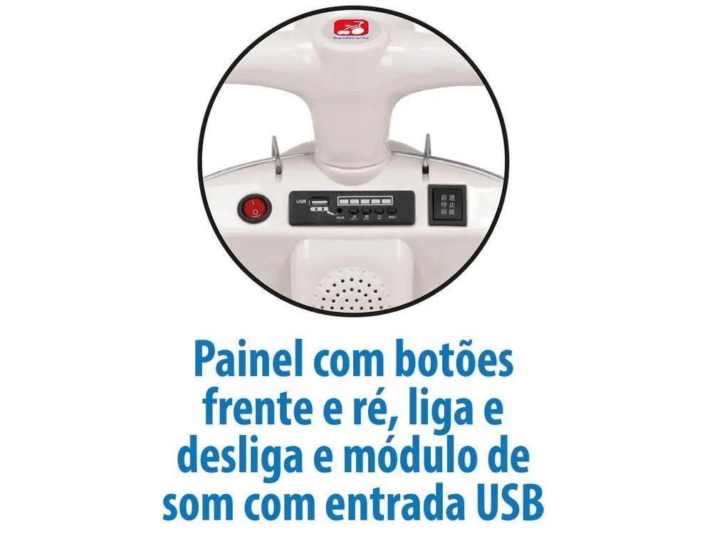Moto Elétrica Infantil 6V Scooter Banderetta - 9